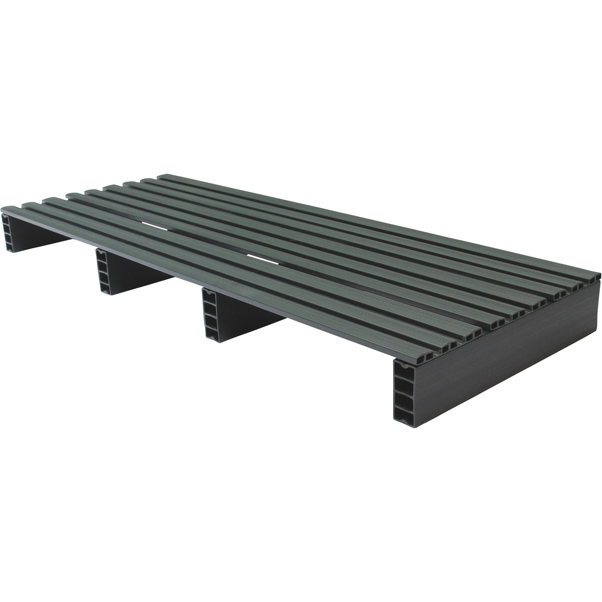 Jifram Extrusions Recycled Plastic Storage Pad with 2-Way Entry, 18in. x 48in., Model# 05000235